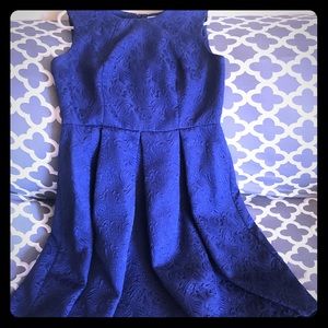 Royal blue dress